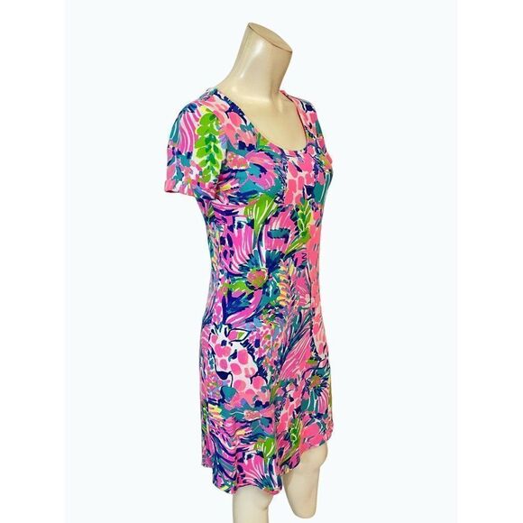 Lilly Pulitzer Tammy Dress in Gumbo Limbo Dress XXS - Picture 3 of 6